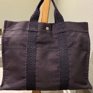 Authentic Hermes Canvas Tote